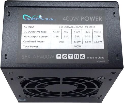 APEVIA SFX-AP400W Mini ITX Solution / Micro ATX / SFX 400W Power Supply in Saudi Arabia