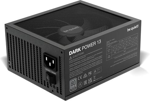 كن هادئاً! Dark Power 13 850W مزود طاقة بأداء هادئ | 80 بالإضافة إلى كفاءة التيتانيوم | ايه تي اكس 3.0 | PCIe 5 | وحدات | بي ان 660 in Saudi Arabia