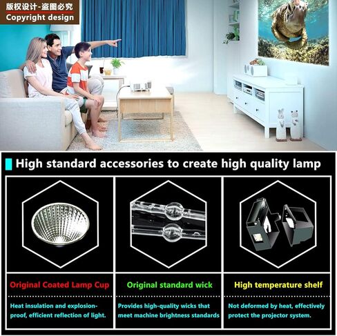 مصباح بديل Aurabeam Star-LAMP NP18LP مع مبيت لـ NEC NP-V300W NP-V300X V300WG V300X V281W+ V311W V311X VE280 VE280X VE281 VE281X VE282 VE282X in Kuwait