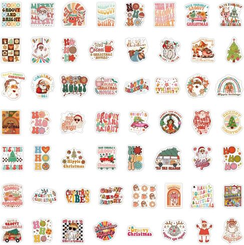 150Pcs Halloween Ghost Stickers,Groovy Boho Hippie Cute Ghost Waterproof Vinyl Stickers for Water Bottle,Laptop,Phone,Cup,Bumper,Skateboard,Luggage,Gifts for Kid Teens,Adults in Kuwait