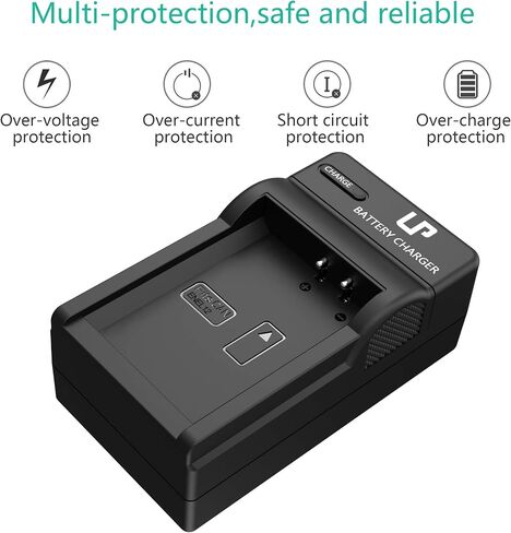 LP EN-EL12 Battery, 2-Pack 1500mAh Battery Compatible with Nikon Coolpix A1000, B600, Coolpix AW130, A900, W300, S1200pj, S9900, S9500, S9300, S9200, S8200, S6300, S6200, S6100, S800C, S710, S70 in Saudi Arabia