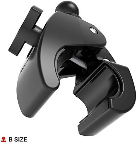 RAM MOUNTS Tough-Claw Small Clamp Mount with B Size 1" Ball Base | Fits 0.625"-1.14" rails and bars, composite clamp base for RAM Mounts systems in Saudi Arabia