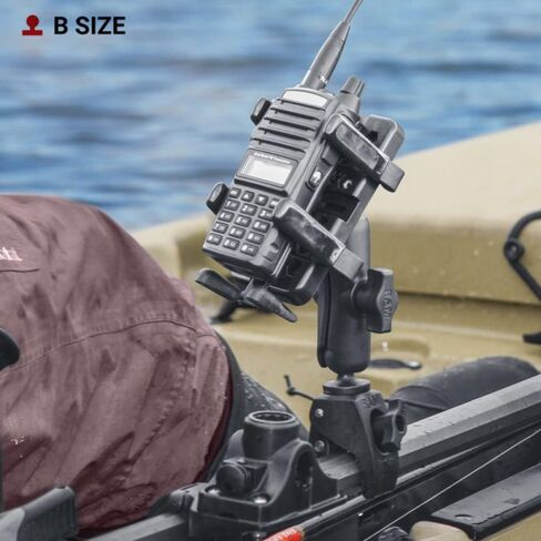 RAM Mounts RAP-B-404U Tough-Claw Medium Clamp Base with B Size 1" Ball for Rails 1" to 1.875" in Diameter in Saudi Arabia