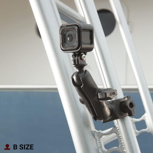 RAM Mounts RAP-B-404U Tough-Claw Medium Clamp Base with B Size 1" Ball for Rails 1" to 1.875" in Diameter in Saudi Arabia