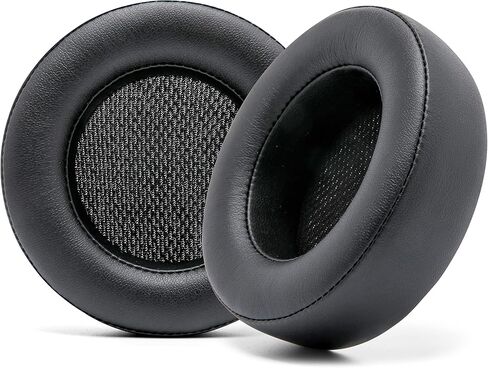 وسادات أذن بديلة مطورة من WC لسماعات الألعاب Corsair Virtuoso المصنوعة بواسطة Wicked Cushions | تحسين المتانة والسمك والجلد الناعم وعزل الصوت | أسود in Saudi Arabia
