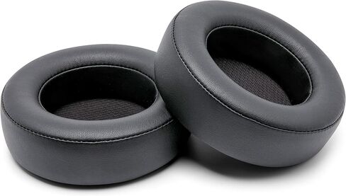 وسادات أذن بديلة مطورة من WC لسماعات الألعاب Corsair Virtuoso المصنوعة بواسطة Wicked Cushions | تحسين المتانة والسمك والجلد الناعم وعزل الصوت | أسود in Saudi Arabia
