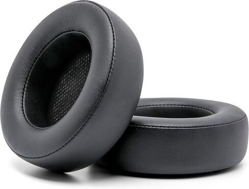 وسادات أذن بديلة مطورة من WC لسماعات الألعاب Corsair Virtuoso المصنوعة بواسطة Wicked Cushions | تحسين المتانة والسمك والجلد الناعم وعزل الصوت | أسود in Saudi Arabia