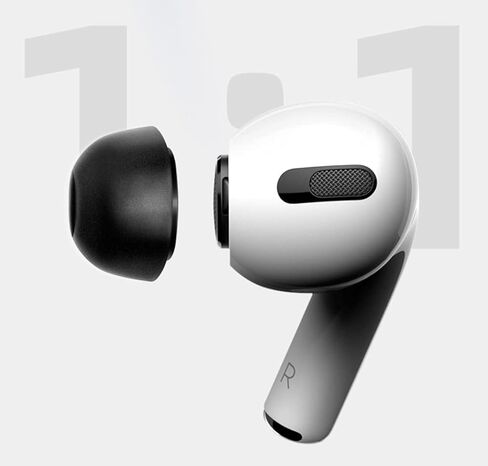 3 أزواج من أطراف الأذن من ALXCD متوافقة مع سماعات AirPods Pro، وأطراف أذن من السيليكون بديلة لسماعات الأذن، متوافقة تمامًا مع AirPods Pro [حجم صغير أبيض] in Kuwait