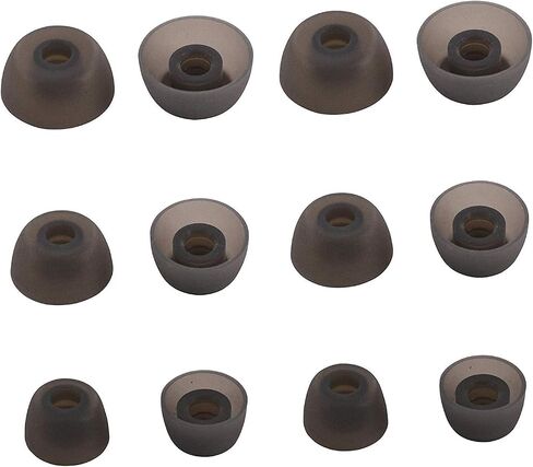 ALXCD Ear Tips Compatible with Jabra Elite 75t Headphone, 12 Pairs Replacement Silicone Tips, Compatible with Jabra Elite 75t/ 65t/ Active/ 7 Pro/Elite 3/ Elite 4, 12 Pairs S/M/L in Kuwait