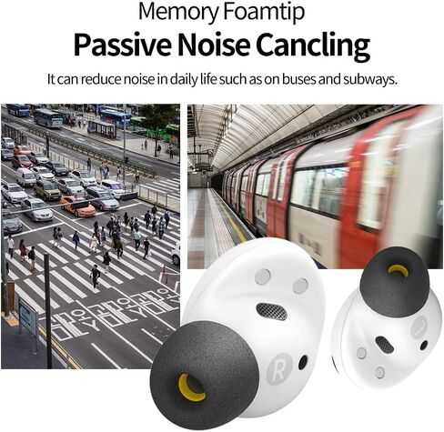 diofit/Galaxy Buds2 Pro Buds Eartips متوافقة مع سامسونج وبيتس (سيليكون أسود (SML)) in Kuwait