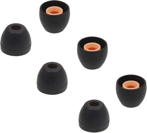 ALXCD Eartips Compatible with Sony WF-1000XM4 Earbuds, S/M/L 3 Pairs Soft Silicone Ear Tips Earbuds Tips, Compatible with Sony WF-1000XM4 Silicon Tips XM4 3 Pairs, SML, Black in Saudi Arabia