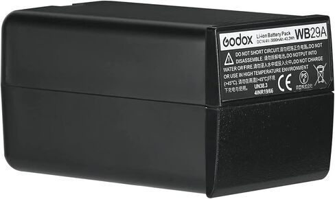 Godox WB29 WB29A Battery for Godox AD200 AD200Pro AD300 Pro Flash DC 14.4V 3000mAh 41.76Wh Lithium Battery Power Pack (Upgrade Version of WB29 Battery) in Saudi Arabia