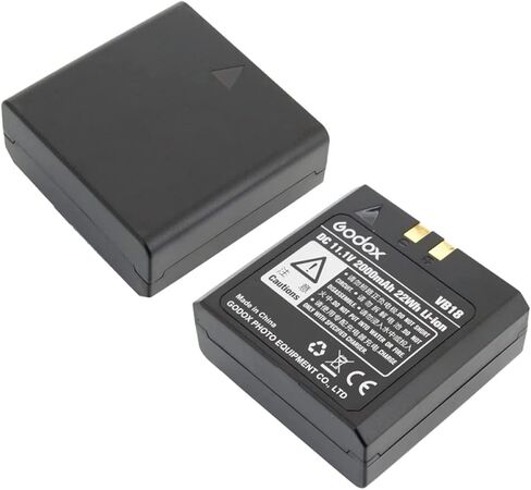 بطارية بديلة GODOX VB18 لـ V850II V860II-C N S F O - سعة عالية وإعادة تدوير سريعة in Kuwait