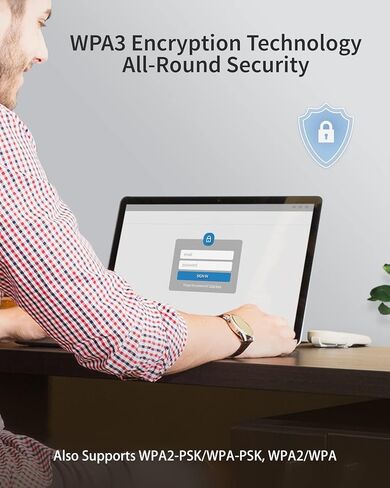 محول واي فاي AX1800 6 من ايوجانت، محول واي فاي لاسلكي مزدوج النطاق USB واي فاي 6 5GHz 1201Mbps + 2.4GHz 574Mbps عالي السرعة MU-MIMO واي فاي دونجل ويندوز 11/10 in Kuwait