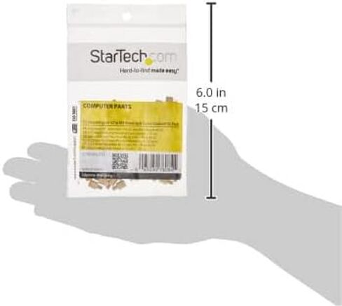 StarTech.com Metal Jackscrew Standoffs #6-32 - Jackscrew standoff - 0.2 in (pack of 50) - SCREWNUTM in Saudi Arabia