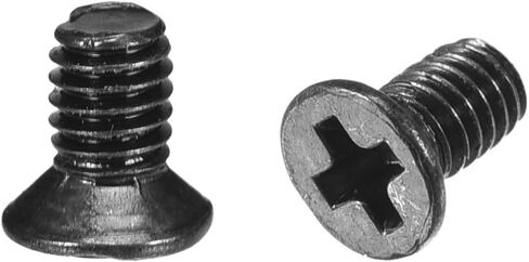 uxcell M2.5 x 5mm Phillips Screw Fasteners Black for Laptop PC TV Fan Switch 500pcs in Kuwait