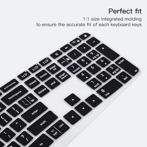 Keyboard Cover Skin for Logitech MX Keys S & MX Keys Wireless Keyboard | Logitech Craft Advanced Wireless Keyboard Protector, Silicone Anti Dust Cover Reduce Typing Noise(Not Fit MX Keys S for Mac) in Saudi Arabia