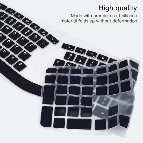 Keyboard Cover Skin for Logitech MX Keys S & MX Keys Wireless Keyboard | Logitech Craft Advanced Wireless Keyboard Protector, Silicone Anti Dust Cover Reduce Typing Noise(Not Fit MX Keys S for Mac) in Saudi Arabia