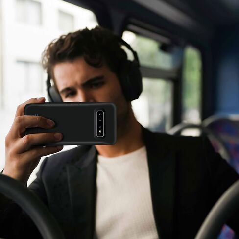 Galaxy S10 Battery Case, 6000mAh Rechargeable Battery Charging Case for Samsung Galaxy S10 External Backup Battery Power Bank Charger Protective Case Support Kickstand, Extended Your Battery Life in Kuwait