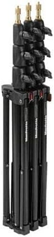 Manfrotto 1051BAC-3 6-Feet 9-Inches Alu Mini Compact Stand AC with 4 Section and 3 Risers, 3-Pack (Black) in Saudi Arabia