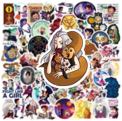 ان جي2دي58 مجموعة ستيكرات لاصقة من الفينيل بتصميم فيلم ذا اول هاوس 50 قطعة ملونة مقاومة للماء لزجاجة المياه واللابتوب وممتص الصدمات والسيارة والدراجة والامتعة والجيتار ولوح التزلج، 2-4 انش in Kuwait