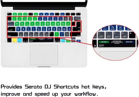 HRH Logic Pro X Keyboard Cover for MacBook Air Pro 13" 15" 2015 or Older in Saudi Arabia