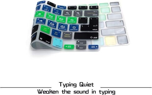 HRH Logic Pro X Keyboard Cover for MacBook Air Pro 13" 15" 2015 or Older in Saudi Arabia