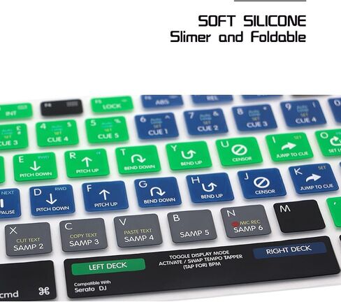 HRH Logic Pro X Keyboard Cover for MacBook Air Pro 13" 15" 2015 or Older in Saudi Arabia