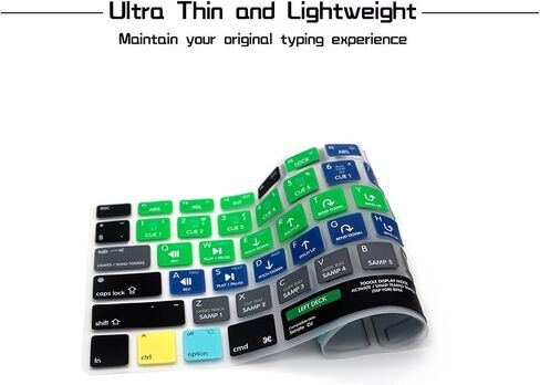 HRH Logic Pro X Keyboard Cover for MacBook Air Pro 13" 15" 2015 or Older in Saudi Arabia