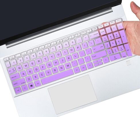 Keyboard Cover for HP ProBook 450 455(G8/G9/G10) 15.6 inch, ProBook 650 G8, HP Zbook Power G8/G9 Lapotp Protector Accessories(NOT fit ProBook 450 455 650 G6 G7),Ombre Purple in Kuwait