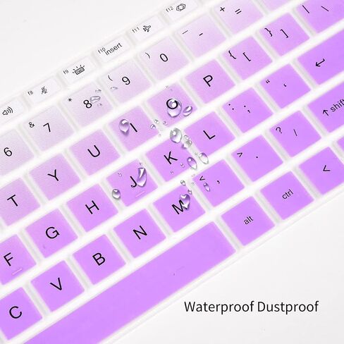 Keyboard Cover for HP ProBook 450 455(G8/G9/G10) 15.6 inch, ProBook 650 G8, HP Zbook Power G8/G9 Lapotp Protector Accessories(NOT fit ProBook 450 455 650 G6 G7),Ombre Purple in Kuwait