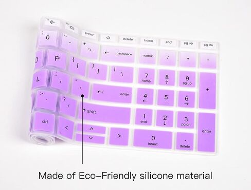 Keyboard Cover for HP ProBook 450 455(G8/G9/G10) 15.6 inch, ProBook 650 G8, HP Zbook Power G8/G9 Lapotp Protector Accessories(NOT fit ProBook 450 455 650 G6 G7),Ombre Purple in Kuwait