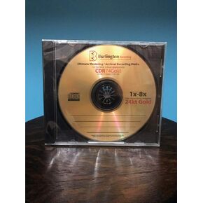 تسجيل بيرلينجتون 24 كيلوطن ذهبي Ultimate Archivel Mastering CD-R