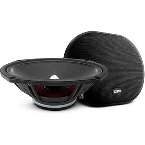 DS18 PRO-FR6NEO Loudspeaker- 6.5", Full-Range, Silver Aluminum Bullet, 450W Max, 225W RMS, 4 Ohms, Neodymium Magnet - The Most Elegant Neodymium Full Range Loudspeakers Available,Black,PROFR6NEO in Kuwait