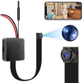 Tiguhtie Spy Camera Hidden Camera 20-Hour Battery Life, WiFi Wireless Mini Hidden Camera, 1080P DIY Portable Pocket Button Cam Covert Camera for Home Security Surveillance with Motion Detection in Saudi Arabia