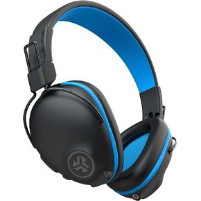 JLab JBuddies Pro Wireless Over-Ear Kids Headphones, 35+ Hour Battery Life, Built-in Volume Regulators for Safety, Share Mode, Folding, Adjustable, Noise Isolation, with Mic, Blue in Saudi Arabia