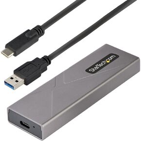 حاوية StarTech.com USB-C 10Gbps M.2 NVMe PCIe SSD - حافظة M.2 PCIe M-Key خارجية متينة من الألومنيوم بتصنيف IP67 - قراءة/كتابة بسرعة 1 جيجابايت/ثانية - تدعم 2230/2242/2260/2280 - متوافقة مع TB3 - Mac/ الكمبيوتر الشخصي (M2E1BRU31C) in Kuwait