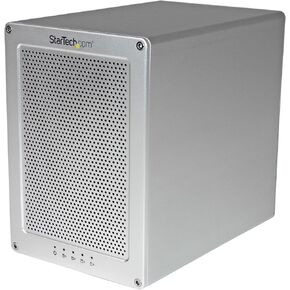 StarTech.com 3.5" External Dual Hard Drive Enclosure Raid USB-C and USB-A SATA 6Gbps 2 Bay USB 3.1 SSD/HDD Enclosure (S352BU313R),Black