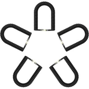 Telephone Handset Cord Detangler 2 Set, 4 Pack 360 Degree Rotating/Anti-Tangle Landline Cable and 4 Pack Telephone Handset Cord 8Ft Uncoiled (1.4 Ft Coiled)
