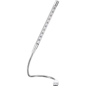 PATIKIL Keyboard Light Laptop Lamp USB LED Lights, 10 Lamp Beads LED Light Flexible Stick Long Geeseneck Lamp, Black