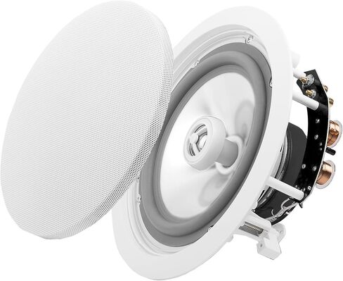 OSD Audio Weatherproof in-Ceiling Audio Speaker Pair - Indoor/Outdoor Stereo - ICE800WRS in Saudi Arabia