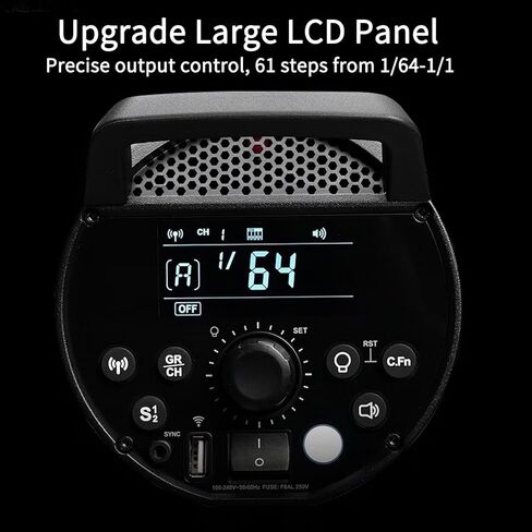 Godox DP800III Professional Studio Flash Strobe 800Ws، 1s وقت إعادة التدوير السريع 2.4G نظام X اللاسلكي 5600K GN88 Monolight مع مصباح تشكيل Bowens Mount 150W، ثبات الإخراج المتميز -110V in Saudi Arabia