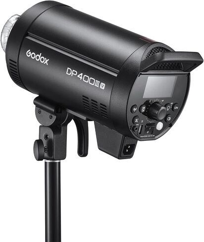 Godox DP400IIIV 400Ws Stobe Flash Studio Light GN87 0.1-1S وقت إعادة التدوير، 1/2000-1/800s مدة الفلاش، 2.4G X System CCT 5600±200K Bowens Mount Monolight للتصوير الفوتوغرافي في الاستوديو (DP400III-V) in Saudi Arabia