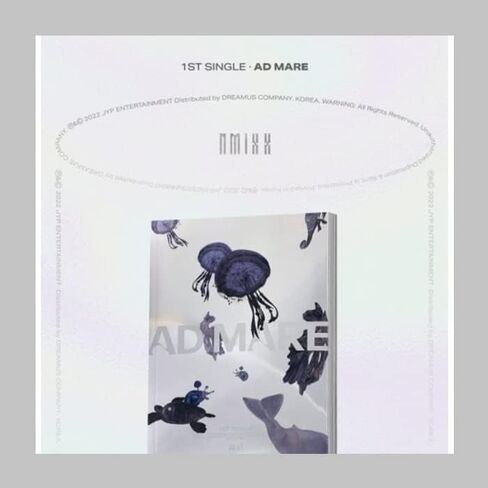 NMIXX AD MARE الإصدار الأول لألبوم واحد خفيف CD+64p PhotoBook+1p PhotoCard+تتبع Kpop مختوم in Saudi Arabia