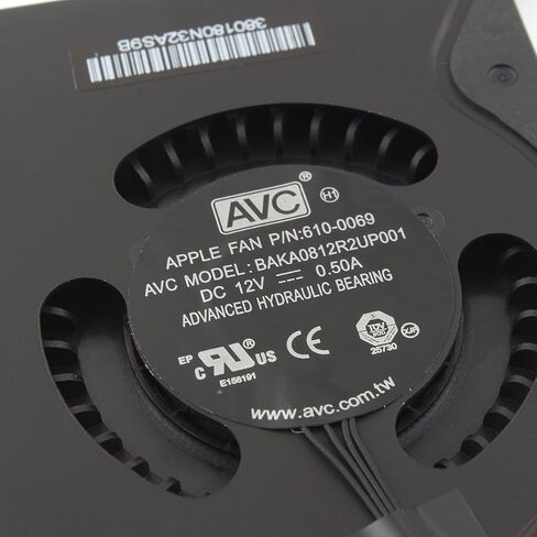 مروحة تبريد وحدة المعالجة المركزية للكمبيوتر المحمول من Welhom متوافق مع mac Mini a1347 2010 2011 2012 610-0069 922-9953 610-0056 922-9557 610-9557 610-0164 baka0812r2up001 in Kuwait