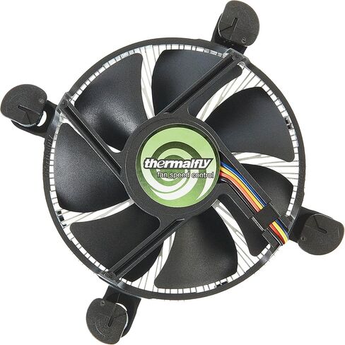 مبرد وحدة المعالجة المركزية ThermalFly I17A لمقابس Intel LGA1700/LGA1200/LGA1150/LGA1151/LGA1155/LGA1156، مروحة PWM 4Pin مقاس 90 مم، طاقة تبريد تصل إلى 100 وات، شحم عالي الأداء مطبق مسبقًا، للكمبيوتر المكتبي in Kuwait