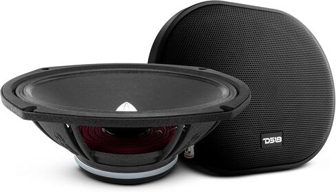 مكبر صوت DS18 PRO-FR6NEO - 6.5 بوصة، كامل المدى، رصاصة ألومنيوم فضية، 450 وات بحد أقصى، 225 وات RMS، 4 أوم، مغناطيس النيوديميوم - مكبرات الصوت ذات النطاق الكامل الأكثر أناقة من النيوديميوم المتاحة، أسود، PROFR6NEO in Kuwait