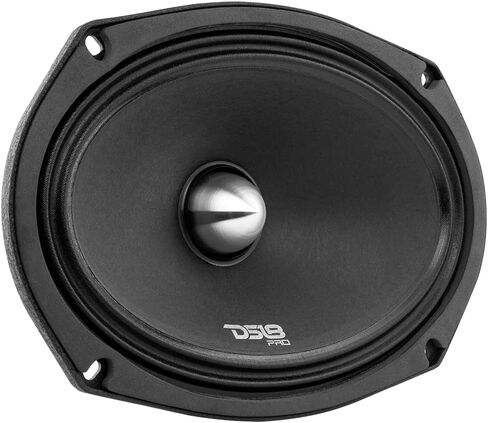 مكبر صوت DS18 PRO-FR6NEO - 6.5 بوصة، كامل المدى، رصاصة ألومنيوم فضية، 450 وات بحد أقصى، 225 وات RMS، 4 أوم، مغناطيس النيوديميوم - مكبرات الصوت ذات النطاق الكامل الأكثر أناقة من النيوديميوم المتاحة، أسود، PROFR6NEO in Kuwait