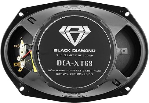 BLACK DIAMOND 6.5" 450W 4-Ohm Mid-Range Speaker with Integrated Bullet Tweeter in Saudi Arabia