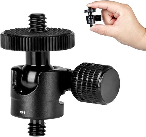 koolehaoda 3/8 Mini Ball Head for Camera Tripod Monopod (3/8 Ball Head) in Saudi Arabia
